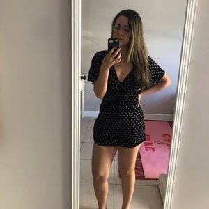 Polka dot romper
